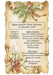 Menu réveillon country du 31 décembre 2019 à Villersexel